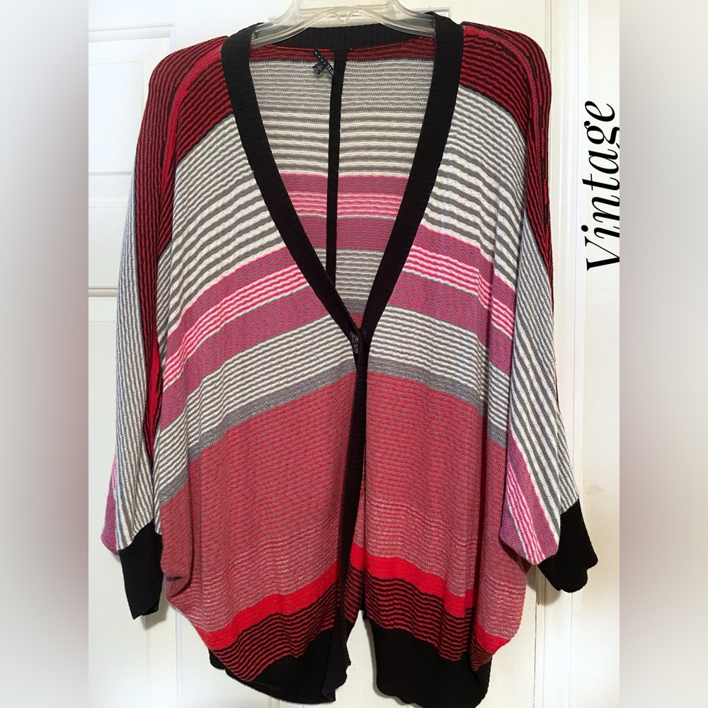 🛍️VTG Caftan (Sweater) Cardigan (strip)